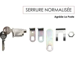Serrure agréée PTT normalisée La Poste RENZ