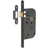 Serrure à encastrer axe à 50 mm bac de cane époxy noir
