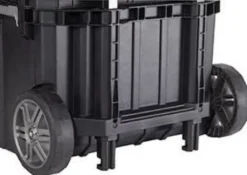 Servante transportable mobile connect + organiseur noir