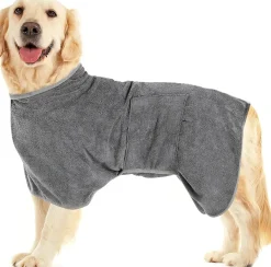 Serviette peignoir microfibre pour grand chien 60 cm