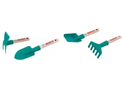 Set petits outils de jardinage Bosch bois/plastique, 4 pcs