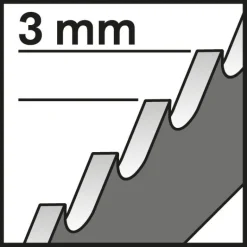 Set de 3 Lames de scie sauteuse Bosch T 111 C