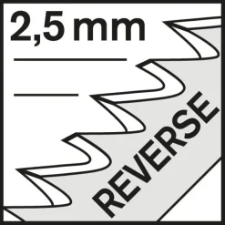 Set de 3 lames HCS pour scie sauteuse T 101 BR