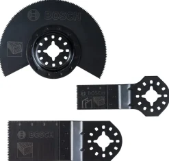 Set 3 lames bois et métal Starlock BOSCH