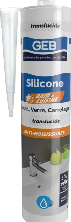 Silicone Bain&Cuisine translucide 310 ml