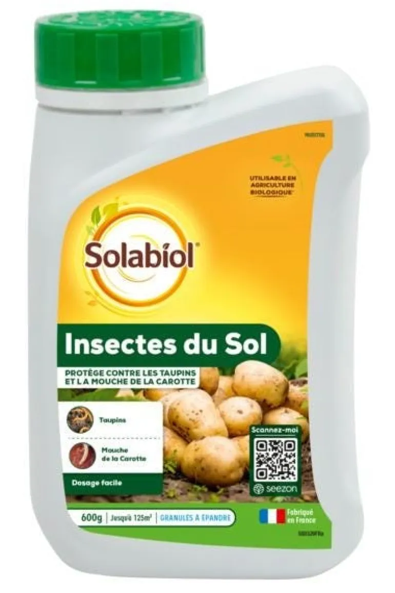 Solution contre les insectes su sol 600g SOLABIOL