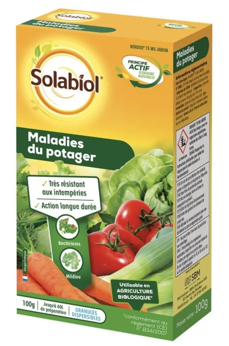 Solution contre les maladies du potager 100g SOLABIOL