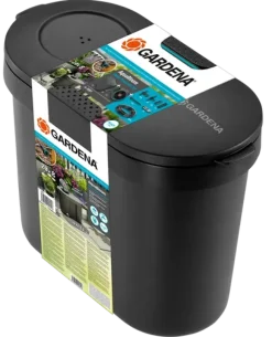 Solution d'arrosage auto solaire AquaBloom + réserve d'eau