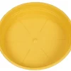 Soucoupe ronde jaune Ø26 cm RIVIERA