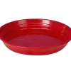 Soucoupe ronde rouge Ø26 cm RIVIERA