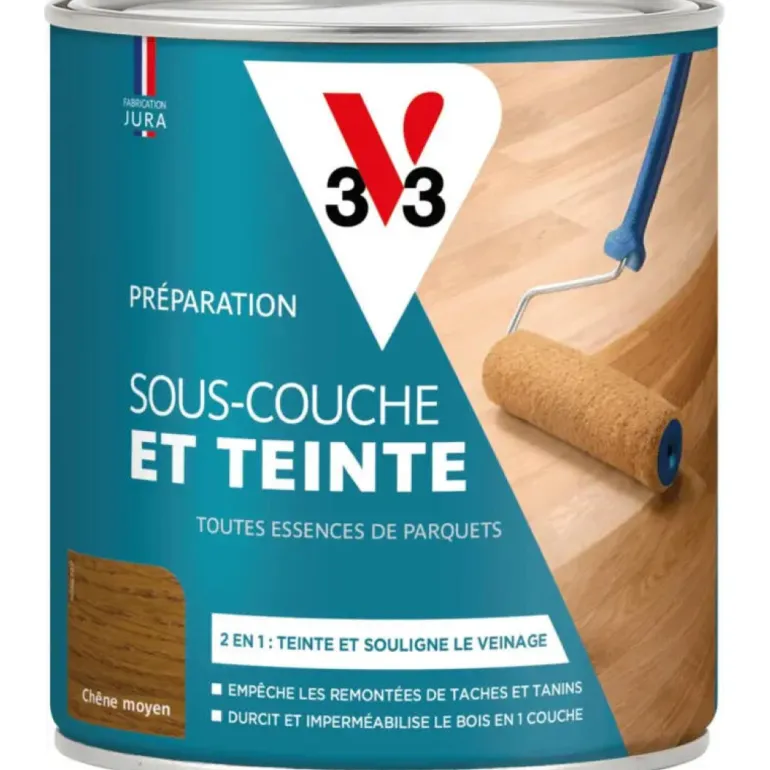 Sous-couche et teinte pour parquets 0,75L V33