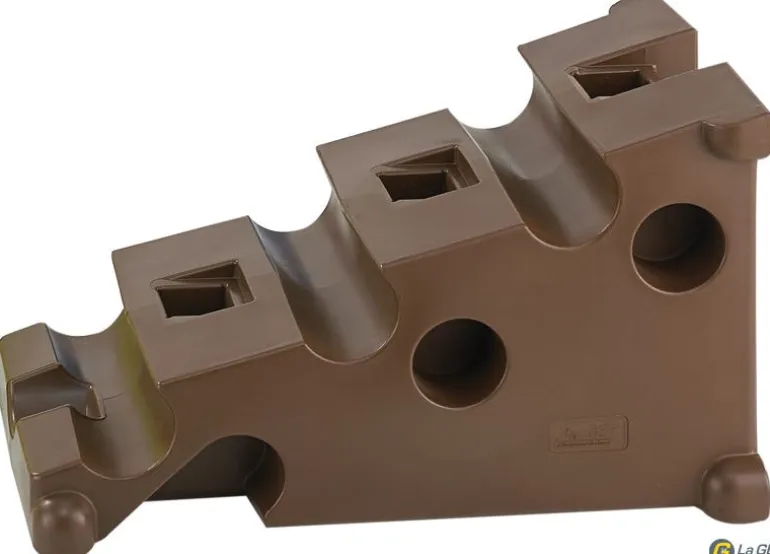 Spa d'obstacle Easypro-Jump 100x50x60 cm Chocolat
