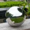 Sphère décorative acier inoxydable poli GazeBall Ø20cm
