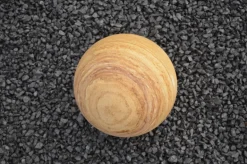 Sphère Teakwood Ø20cm marron jaune