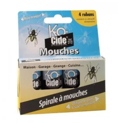 Spirale à mouche avec attractif alimentaire (x4) KO-CIDE
