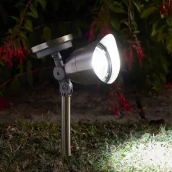 Spot solaire Méga Métal 20 lumens