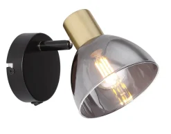 Spot métal noir couleur bronze 1x E14 25W 230V Jay