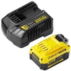 Starter kit chargeur V20 2A + 1 batterie 18V 4Ah STANLEY