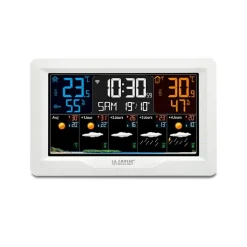 Station Météo J+4 connexion Wifi écran coloré blanc