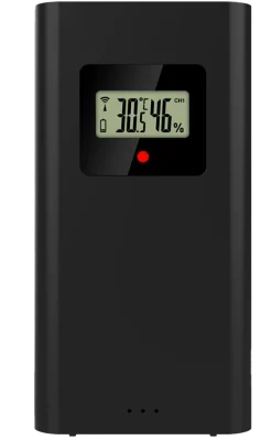 Station météo électronique couleur avec 1 capteur sans fil