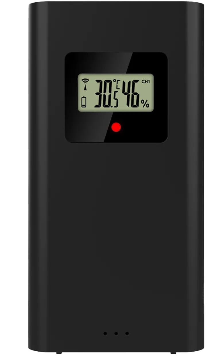 Station météo électronique couleur avec 1 capteur sans fil