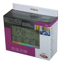 Station météo noire avec 3 sondes extérieures OPTEX