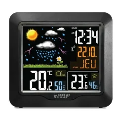 Station Météo radio-pilotée avec écran LCD coloré