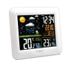 Station météo radio-pilotée écran LCD coloré blanc