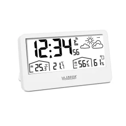 Station météo radio-pilotée prévisions blanc