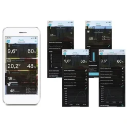 Station Météo semi professionnelle avec connexion wifi blanc