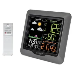 Station Météo avec écran LCD gris