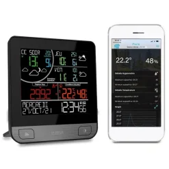 Station Météo Wifi avec prévisions 3 jours Gris