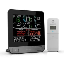 Station Météo Wifi avec prévisions 3 jours Gris