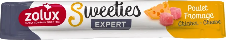 Stick crème pour chien Sweeties au poulet/fromage 14g ZOLUX