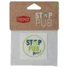 Sticker rond Stop pub Ø5cm pour boîtes aux lettres