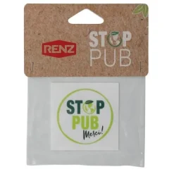 Sticker rond Stop pub Ø5cm pour boîtes aux lettres