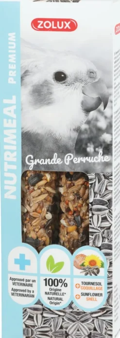 Sticks nutrimeal grande perruche tournesol 110g ZOLUX
