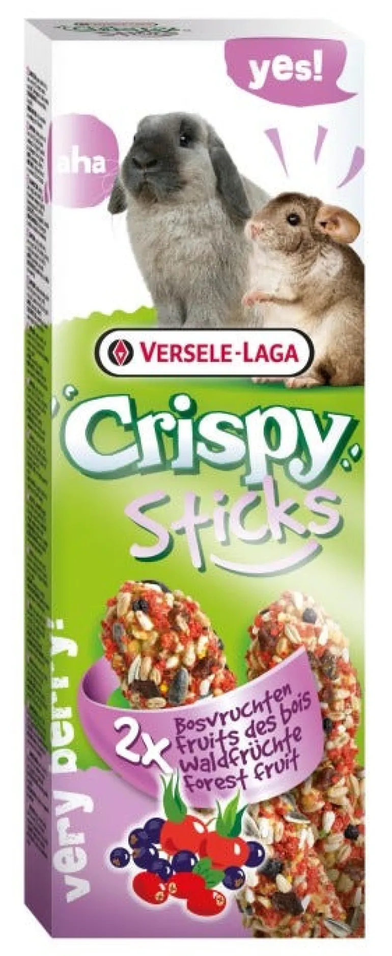 Sticks lapins et chinchillas aux fruits des bois x2