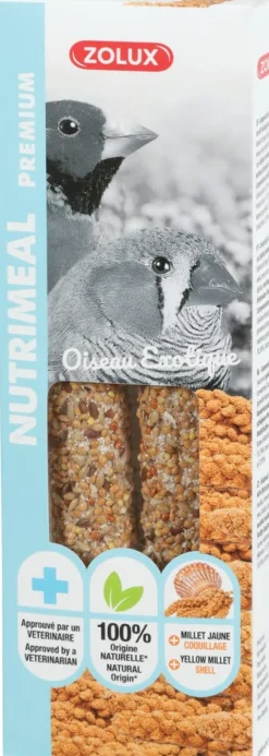 Sticks nutrimeal oiseau exotique millet jaune 110gr ZOLUX