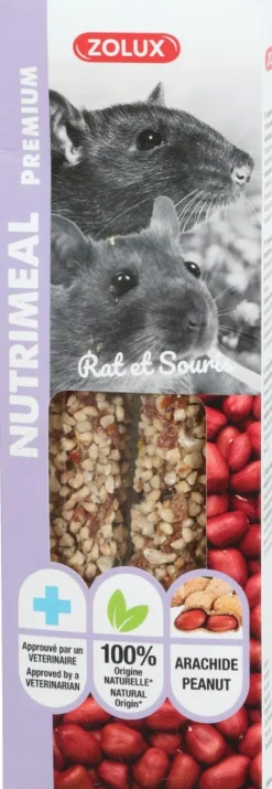 Sticks premium nutrimeal rat souris arachide 125g ZOLUX