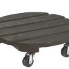 Support bois Roul'bac Ø30 cm gris anthracite NORTENE