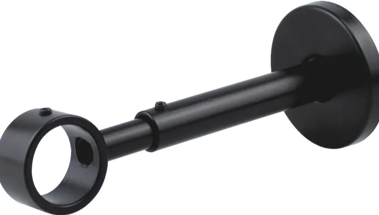 Support lorgnon avec retour 15/18 cm noir mat BOULET