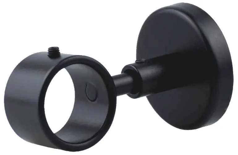 Support lorgnon avec retour 6 cm noir mat BOULET