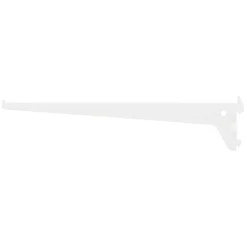 Support rail F50 simple 40cm Blanc