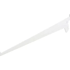 Support rail F50 simple 40cm Blanc