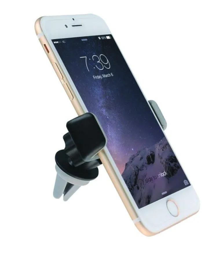 Support téléphone sur grille d'aération