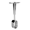 Support de milieu réglable 30x15mm acier chromé