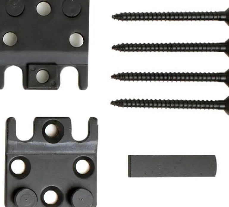 Support de poteau à clipser noir (PROKIT)