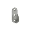 Support d'extrémité pour tube penderie oval 30x15mm gris(x2)