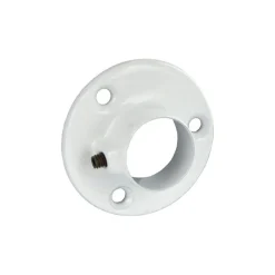 Support d'extrémité pour tube penderie Ø19mm blanc (x2)